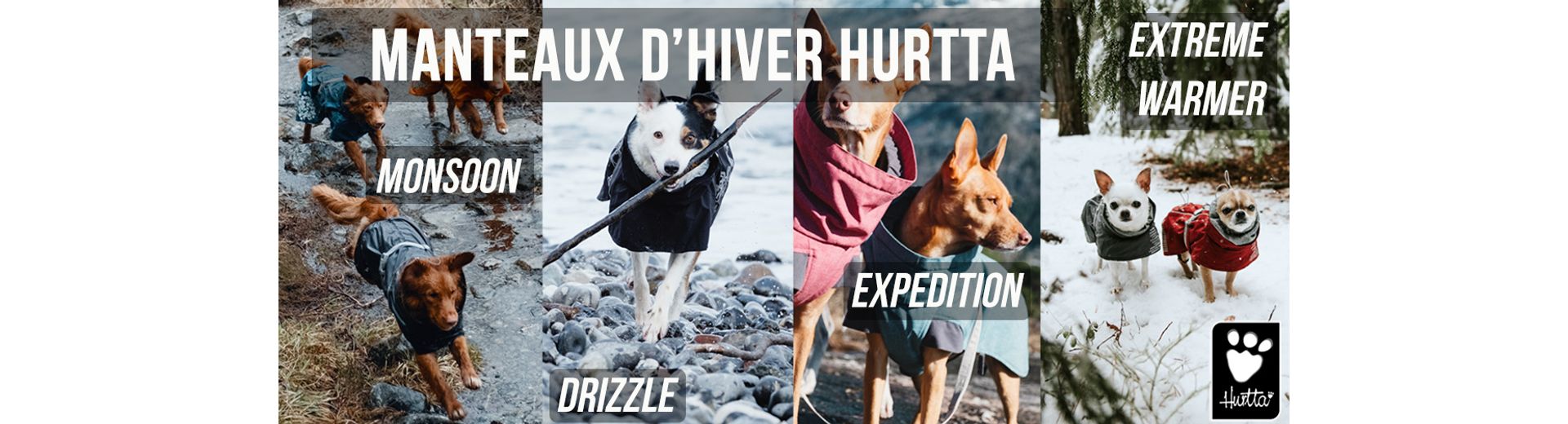 Harnais chien anti traction chauffant Hurtta Weekend Warrior Warming ECO -  Hurtta